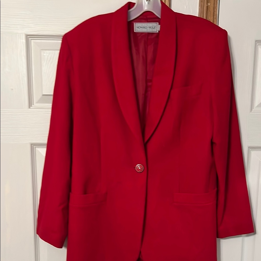 Women's Red Blazer